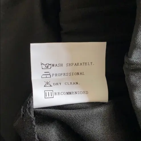 Miss Look Black Skirted Tennis Leggings Medium