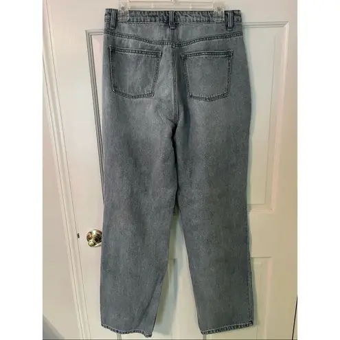 Tinseltown Women’s Straight Leg Distressed Ripped Denim Jeans