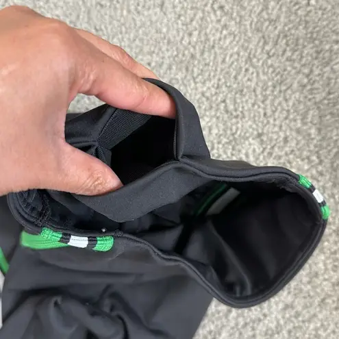 IVL Collective HYDRALUX STRIPED LEGGING high waisted black green stripes Size 2