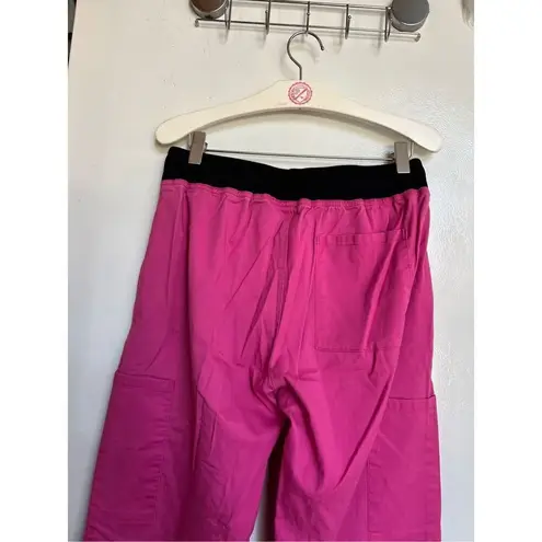 Scrubstar Shocking Pink Scrub Pants Woman’s Size Small