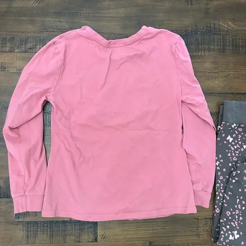 Disney Store Minnie Mouse Organic Cotton Women’s Pajama Set XS EUC Pink