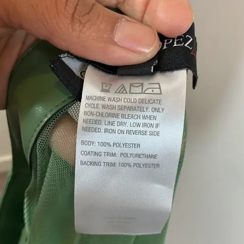 Colleen Lopez Sheer Green Kimono Jacket Lightweight Cover Up Size 2X Plus