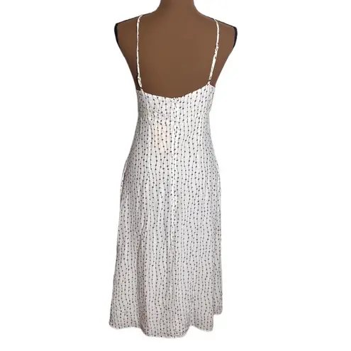La Ligne Stars and Stripe tie dress white midi size XS