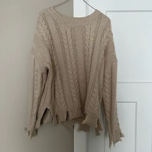 Love Riche Cream Sweater