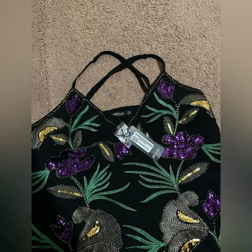 Nasty Gal  embellished cami floral mini dress