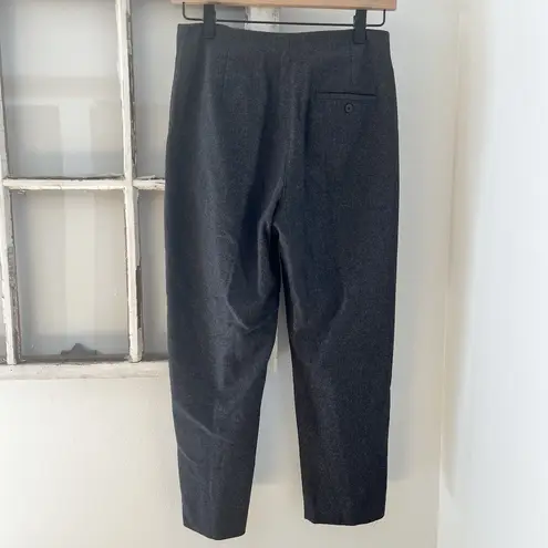 Wilfred Aritzia Chambery Trouser Pants 0 Wool Cashmere Blend High Waist Ankle