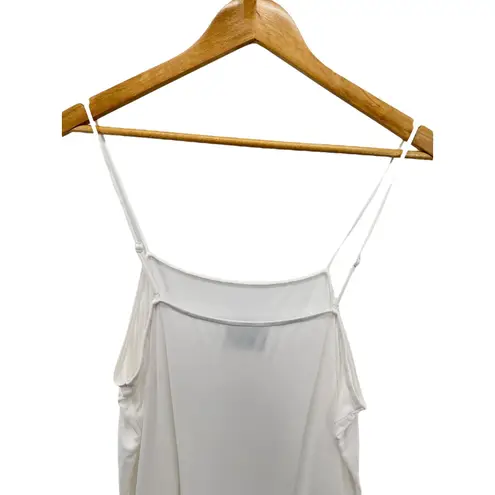 Akris Punto White Sleeveless Slip Dress Viscose Shift Mini Dress Casual