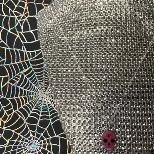 Pink Halloween Day of the Dead Sugar Skull Necklace Kawaii Lolita Pastel Goth