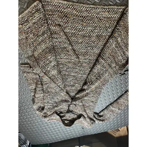 J.Jill  Duster Cardigan Womens Small Multicolor Knit One Button Patch Pockets - Image 3