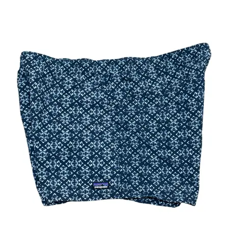 Patagonia  Women's Medium Shorts Activewear Athletic Blue Patterned - Image 5