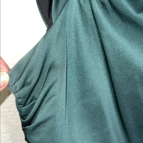 Ali Ro Anthropologie Silk Peacock Feather Dress Size 10