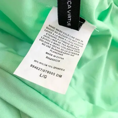 Becca Color Code High Waist Bikini Bottom Mint Julep Green Size S NWT