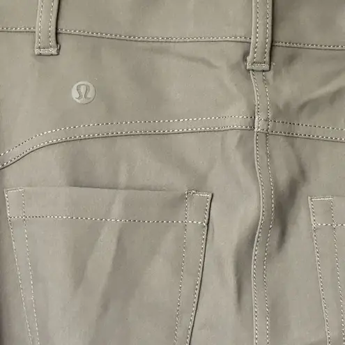Lululemon City Sleek Slim Fit High Rise Pant GRSG Green Women's Size 26
