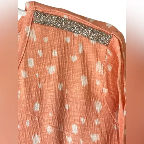 Relaxed Orange Short Sleeve Boxy Tee Size 2X