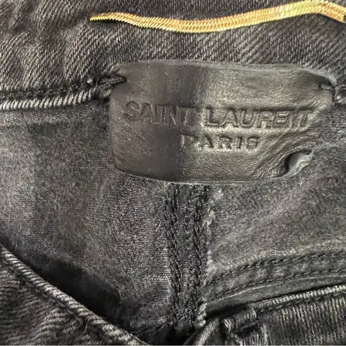Saint Laurent
High-rise skinny jeans 25 Black D04 W/SK-HW