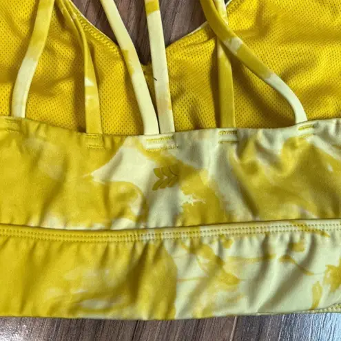 All In Motion  yellow medium sport bra