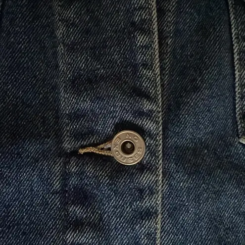 No Excuses Vintage y2k Dungaree Blue Jean jacket in Great Condition Size L