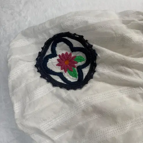 Cleobella  Crochet Trim Top‎ Organic Cotton Handmade India Boho Blouse S - Image 2