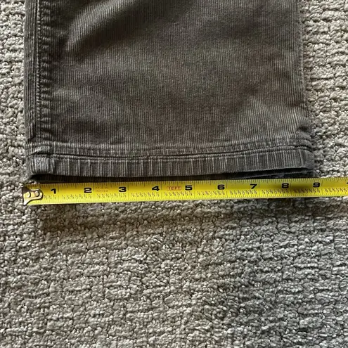 Lands' End  Womans 8 Brown Mid Rise Bootcut Corduroy Jeans