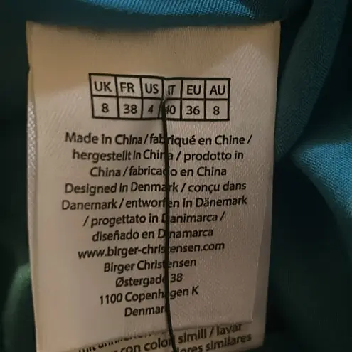 ROTATE BIRGER CHRISTENSEN Bethany cotton minidress size US 4 Blue