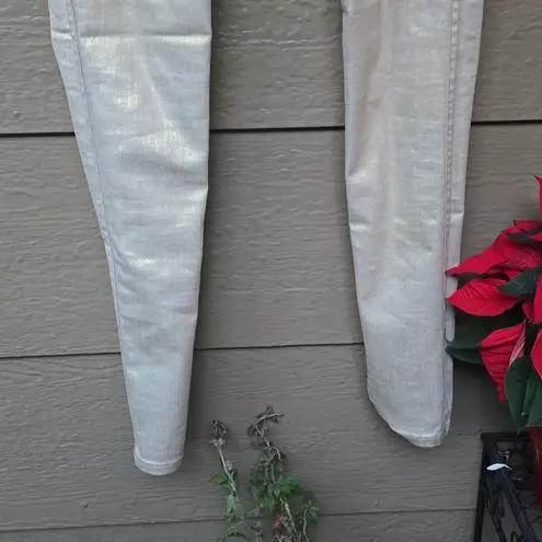 Bleulab Detour legging jegging coated denim gray gold 27 reversible