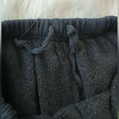 Aviator Nation neon pink bolt charcoal gray sweatpants