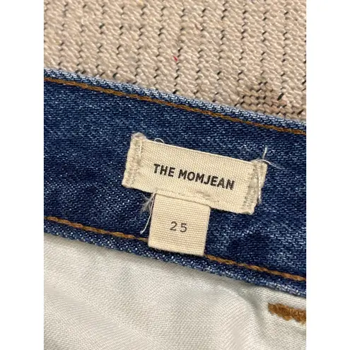 Madewell  The Momjean in Stratfield Wash Blue Jeans, size 25, AA585