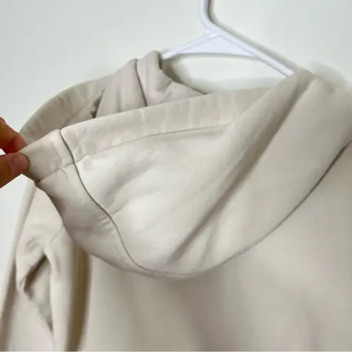 U.S. Polo Assn. Women’s Cream Sequined Logo Hoodie Size Small