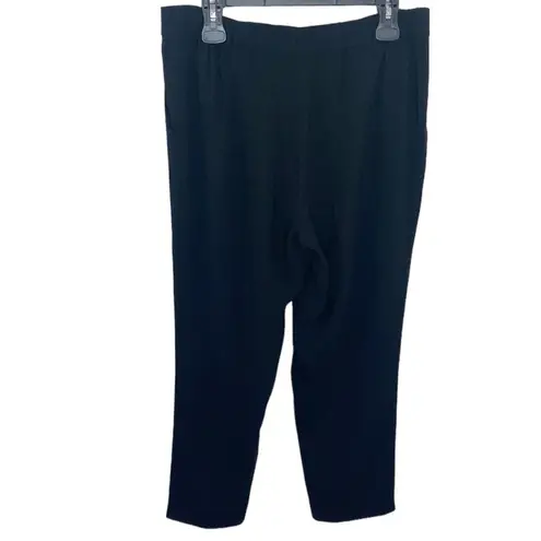 R Label | the Reset Black Japanese fabric crepe joggers size L Size L