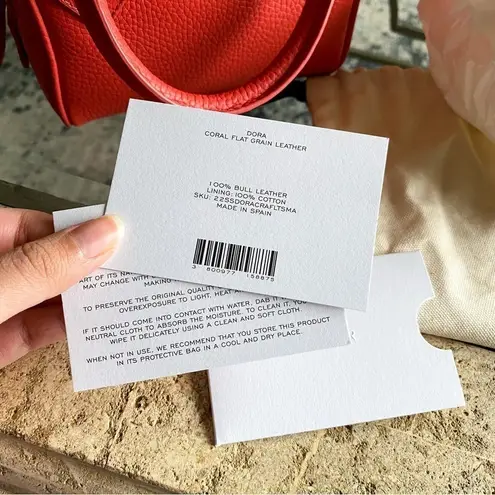 By Far Bag Dora Leather Tote Pebbled Shoulder