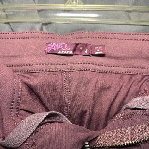 prAna ✨ Skort Maroon Red Brown Mini Skirt Womens Outdoor Hiking Travel Casual 4