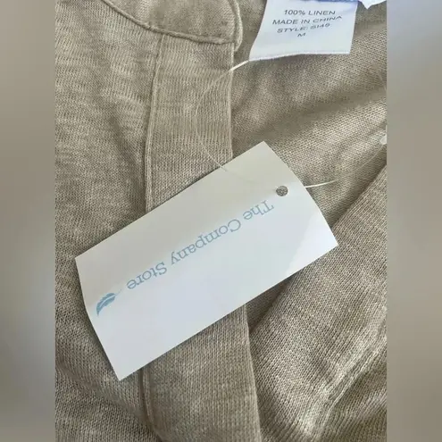 The Company Store women's 100% Linen Pocket Dress Size Medium NWT Lagenlook 0079