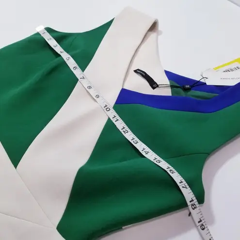 Karen Millen Color Block Sheath Dress New with FLAWS Stains