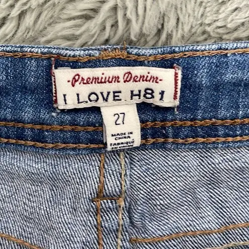 Harper/I Love H81 Short Bundle Size 27. Maroon and Blue Denim Blue