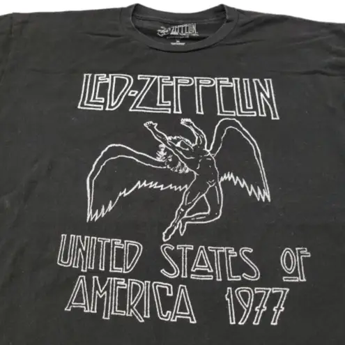 Led Zeppelin Shirt Size XL Band Tee Rock Tee 1977 North American Tour Graphic Tee Unisex