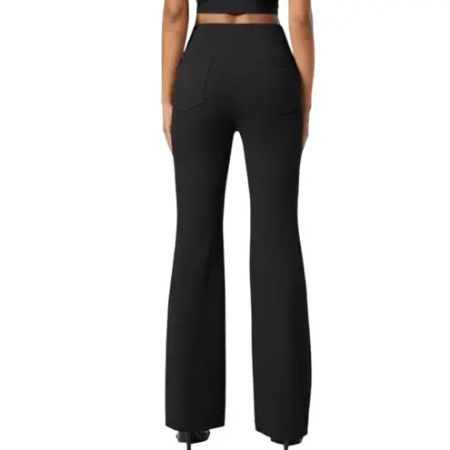 Halara Pants New Black Bootcut Flare Yoga Stretch Pull On Women’s Size XL Tall