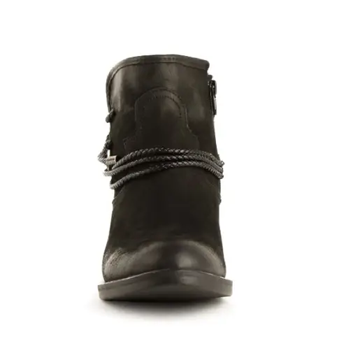 Ferrini Womens Macie Zippered
Boots Ankle Low Heel 1