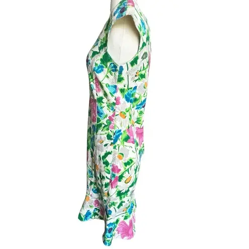 Adrienne Vittadini VTG 80s Dress Floral Midi 4 Fit & Flare Cottagecore Coquette