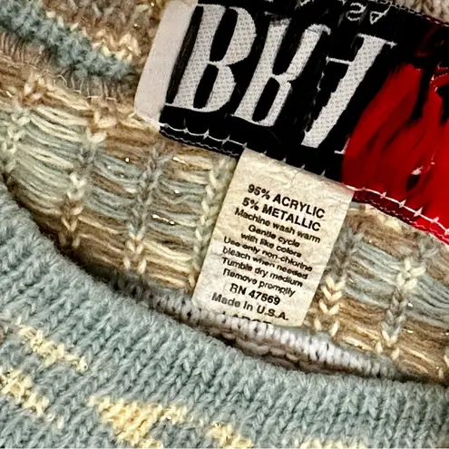 Vintage Cottagecore 80’s 90s Tunic Oversized Sweater Coastal Granny Womens Sz L Pink Size L