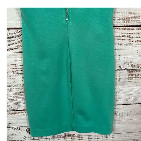 Aritizia Wilfred Crew Neck Short Sleeve Bodycon Mini Dress Green Size Small