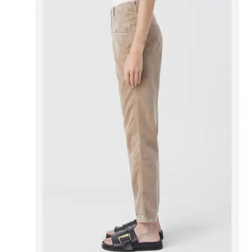 CLOSED Petal Pushers Designer High Waisted Brown Straight Leg Minimalist Jeans Tan Size 26