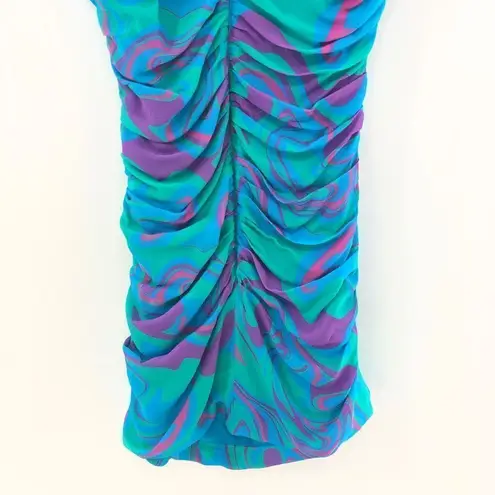 We Wore What Ronnie Dress in Ocean Blue Multi