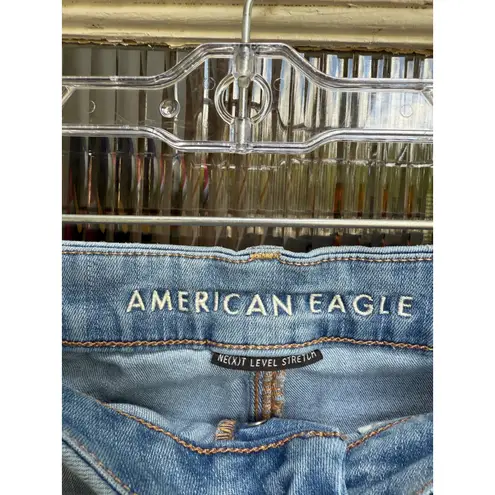 American Eagle Denim Shorts Size 6 Curvy Hi