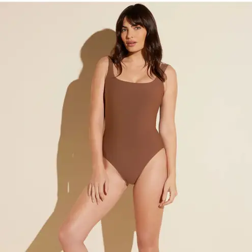 STYLEST Dream Sculpt One Piece Swimsuit Womens Sz XL Brown Cocoa Shapewear