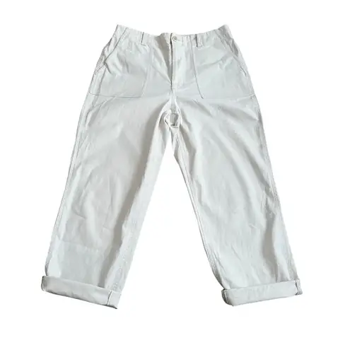 Jenni Kayne $325 Ranger Trouser Relaxed Army Pants in Light Tan, Cream, Size 10