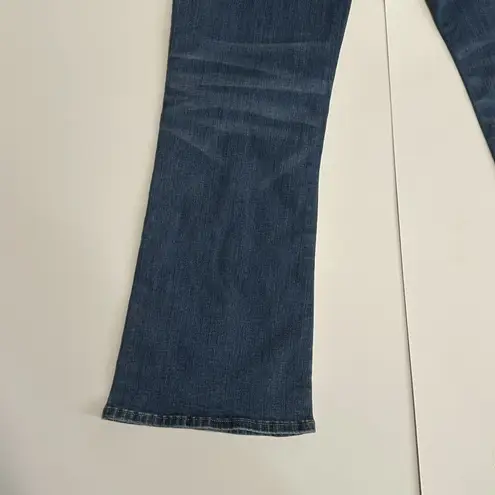 Lands End Light Blue Size 12 Curvy Bootcut Jeans W 31.5 And 29" Inseam Mid Rise