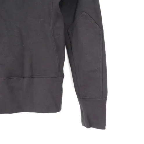 American Giant Black Cotton Full Zip Hoodie Women's XS Made in USA