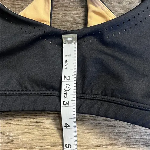 Buffbunny Collection Limitless Laser Cut Athletic Sports Bra Small Black