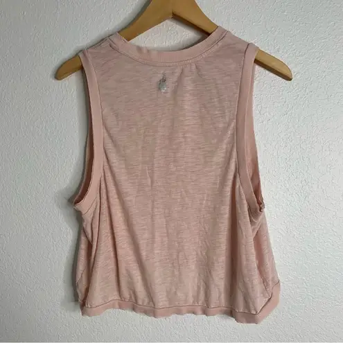 Free People  Movement Pink Crop Tank Size Extra Small