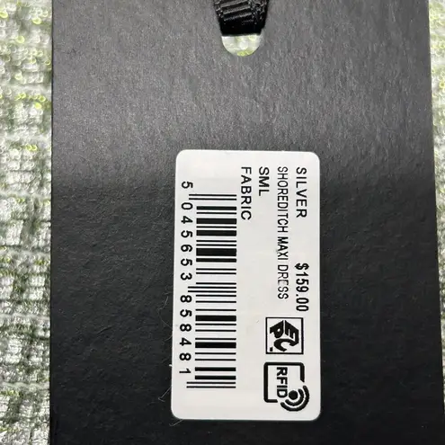 Kurt Geiger NEW Shoreditch Iridescent Maxi Dress Size Small Beachy Swim Cover Up